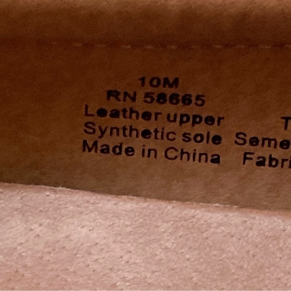 Nordstrom Caslon Slip On blue Leather Loafers with Flowers 10M - Picture 7 of 8